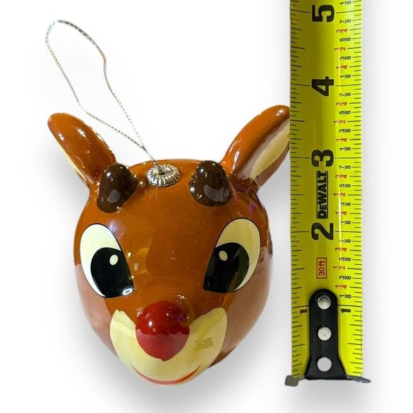 Hallmark Rudolph the Red Nosed Reindeer Ornament Retired 50th Anniversary 3in - Picture 6 of 8